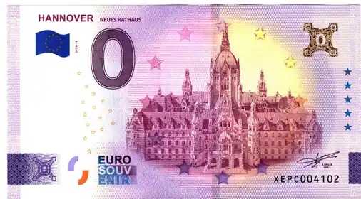 0€ banknote HANNOVER