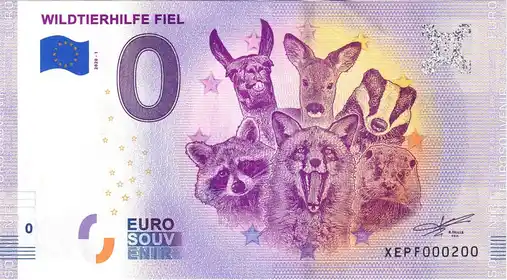 0€-Schein WILDTIERHILFE FIEL