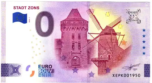 Billete de 0€ STADT ZONS