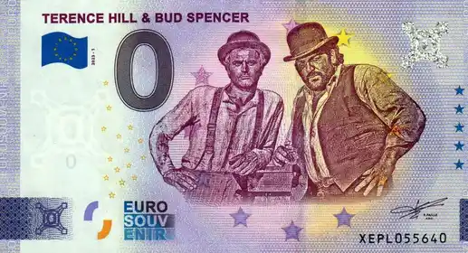Billete de 0€ TERENCE HILL & BUD SPENCER