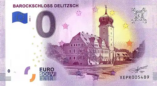 Billete de 0€ BAROCKSCHLOSS DELITZSCH
