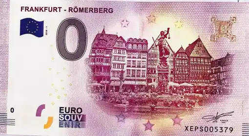 0€ banknote FRANKFURT - RÖMERBERG