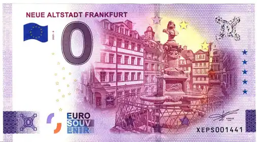 Banconota da 0€ NEUE ALTSTADT FRANKFURT