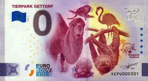 0€ banknote TIERPARK GETTORF