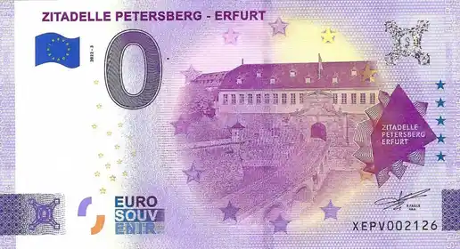 Billete de 0€ ZITADELLE PETERSBERG - ERFURT