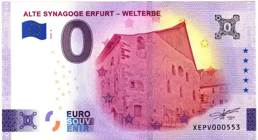 0€-Schein ALTE SYNAGOGE ERFURT - WELTERBE