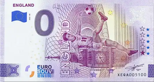 0€-Schein ENGLAND