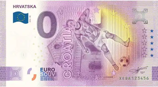 0€ banknote HRVATSKA