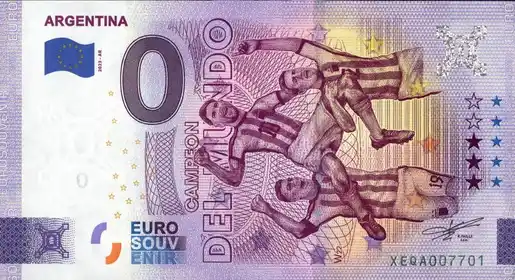 0€ banknote ARGENTINA