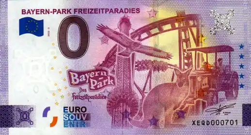 0€ banknote BAYERN-PARK FREIZEITPARADIES