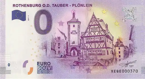 Billet 0€ ROTHENBURG O.D. TAUBER - PLÖNLEIN