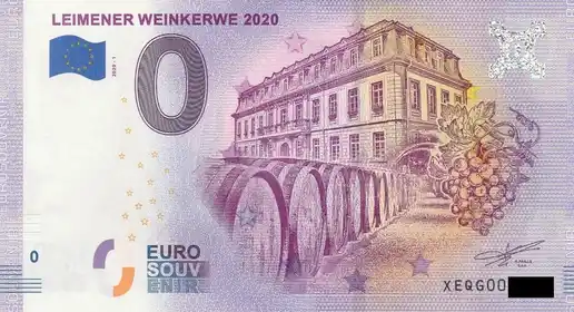 Banconota da 0€ LEIMENER WEINKERWE 2020