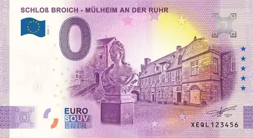 0€-Schein SCHLOẞ BROICH - MÜLHEIM AN DER RUHR