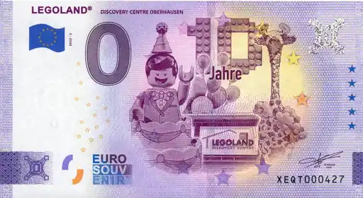 Billete de 0€ LEGOLANDDISCOVERY CENTRE OBERHAUSEN