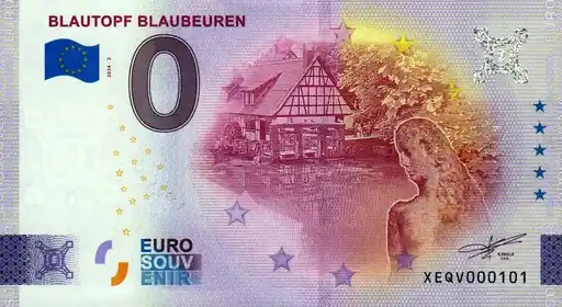 Banconota da 0€ BLAUTOPF BLAUBEUREN