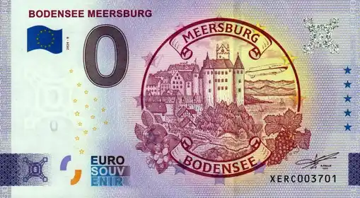 0€ banknote BODENSEE MEERSBURG
