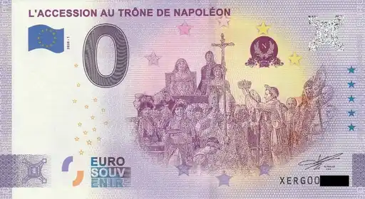 Billet 0€ L'ACCESSION AU TRÔNE DE NAPOLÉON