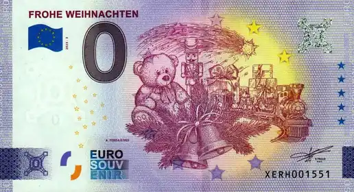 Billet 0€ FROHE WEIHNACHTEN