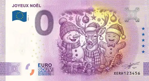 Billet 0€ FROHE WEIHNACHTEN