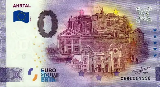 Billete de 0€ AHRTAL