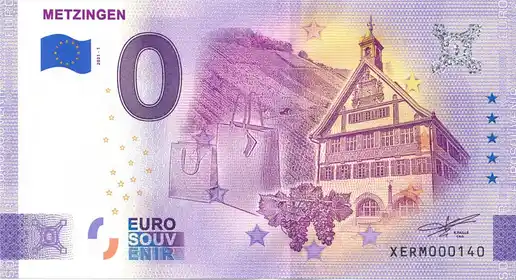 0€ banknote METZINGEN