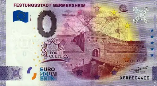 Banconota da 0€ FESTUNGSSTADT GERMERSHEIM