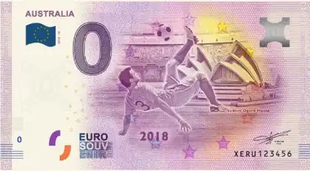 0€ banknote AUSTRALIA
