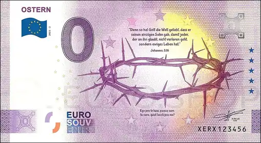 0€ banknote OSTERN