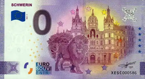 0€ banknote SCHWERIN
