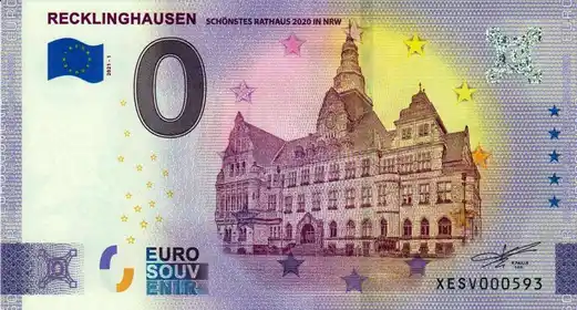 Billet 0€ RECKLINGHAUSENSCHÖNSTES RATHAUS 2020 IN NRW