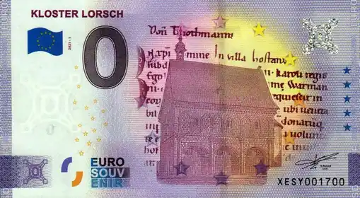 Billete de 0€ KLOSTER LORSCH