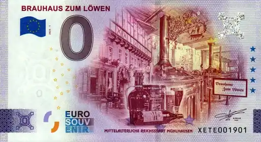 Billet 0€ BRAUHAUS ZUM LÖWENMITTELALTERLICHE REICHSSTADT MÜHLHAUSEN