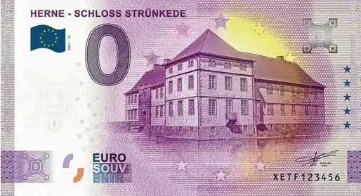 Banconota da 0€ HERNE - SCHLOSS STRÜNKEDE