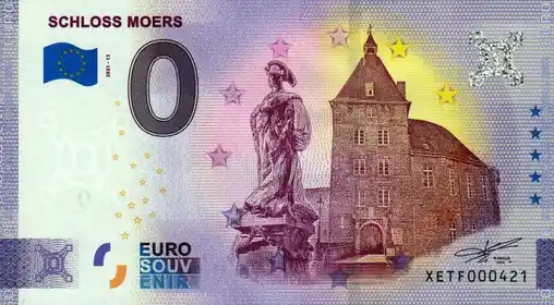 0€-Schein SCHLOSS MOERS