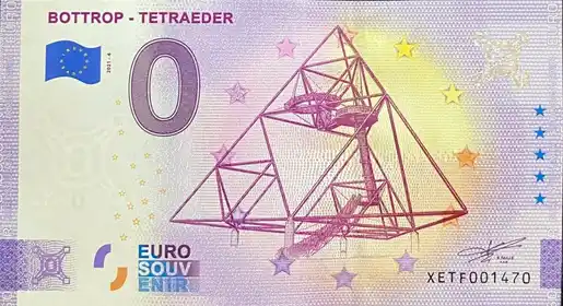 0€ banknote BOTTROP - TETRAEDER