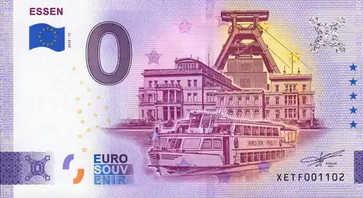 0€ banknote ESSEN