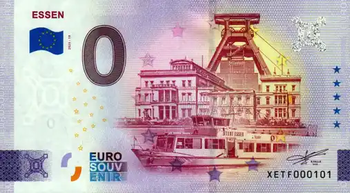 0€ banknote ESSEN