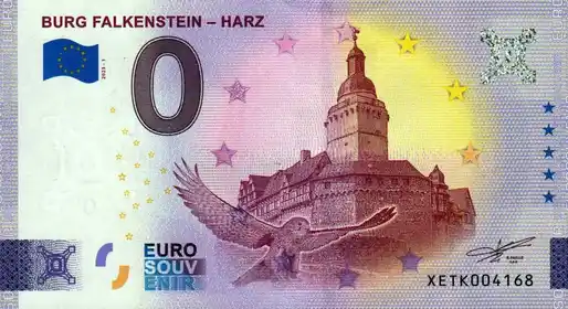 Billet 0€ BURG FALKENSTEIN - HARZ