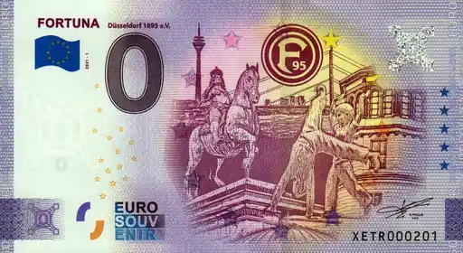 Billete de 0€ FORTUNADüsseldorf 1995 e.V.