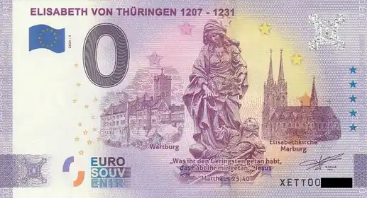 Billet 0€ ELISABETH VON THÜRINGEN 1207 - 1231