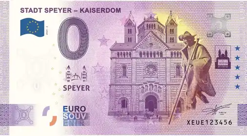 0€-Schein STADT SPEYER - KAISERDOM