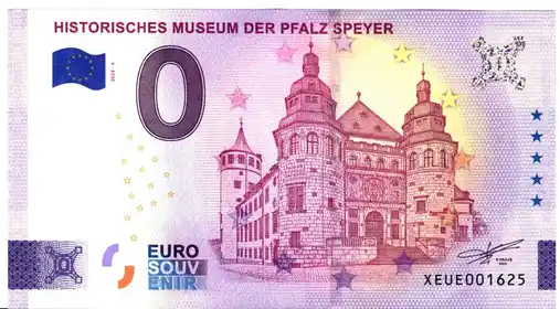 0€ banknote HISTORISCHES MUSEUM DER PFALZ SPEYER
