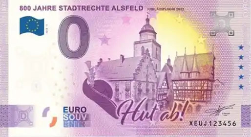 Billet 0€ 800 JAHRE STADTRECHTE ALSFELDJUBILÄUMSJAHR 2022