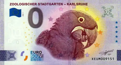 Billete de 0€ ZOOLOGISCHER STADTGARTEN - KARLSRUHE