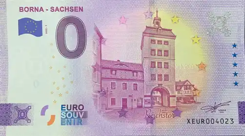 Banconota da 0€ BORNA - SACHSEN