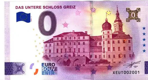 0€-Schein DAS UNTERE SCHLOSS GREIZ