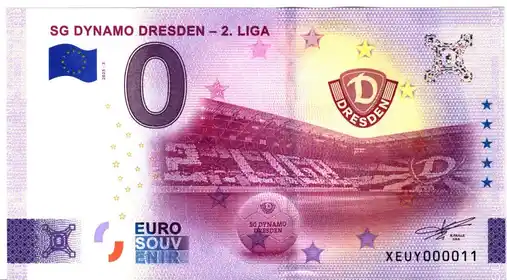 Billet 0€ SG DYNAMO DRESDEN - 2. LIGA