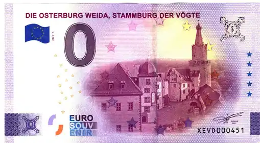 0€ banknote DIE OSTERBURG WEIDA