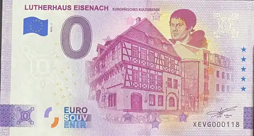 Billet 0€ LUTHERHAUS EISENACHEUROPÄISCHES KULTURERBE