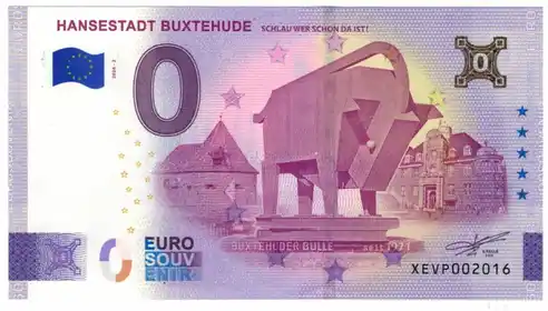 Banconota da 0€ HANSESTADT BUXTEHUDE
